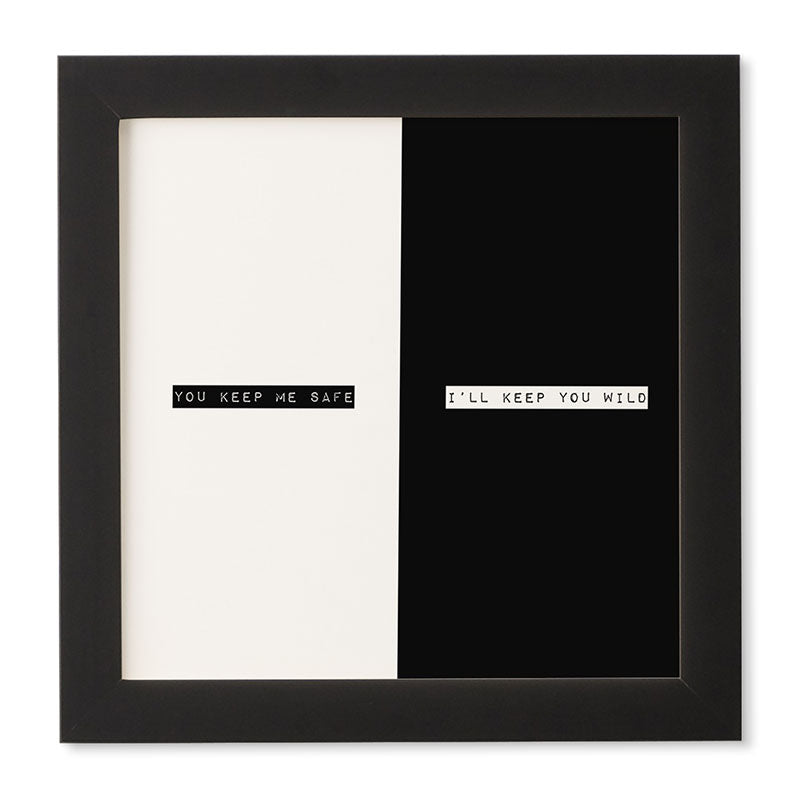 Wesley Bird Safe And Wild Framed Wall Art