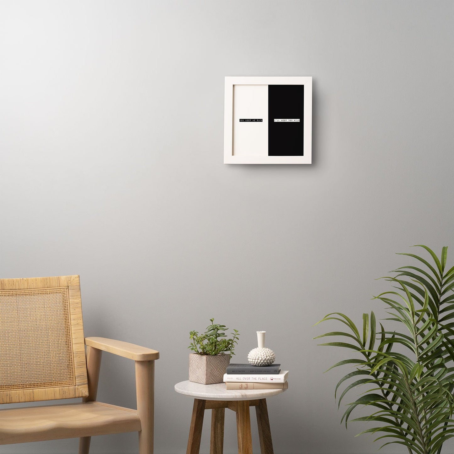 Wesley Bird Safe And Wild Framed Wall Art