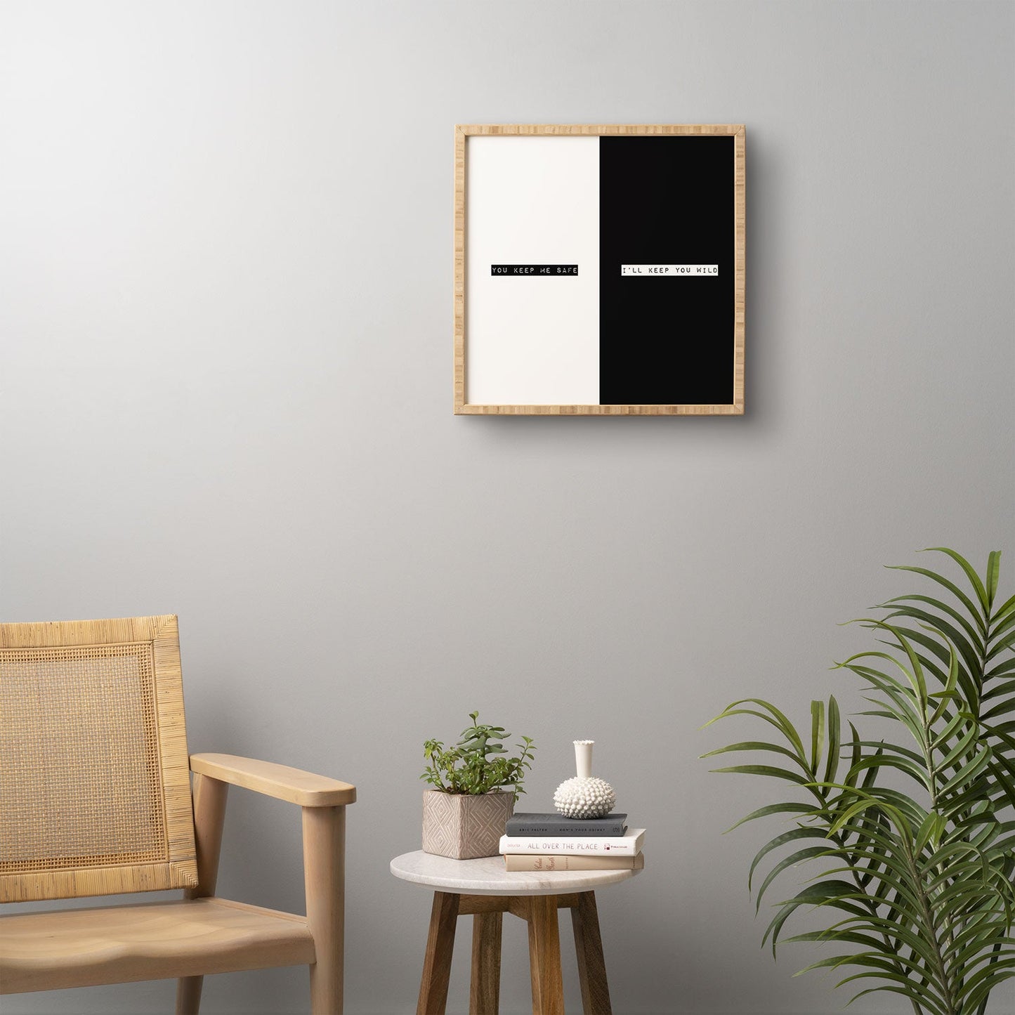 Wesley Bird Safe And Wild Framed Wall Art