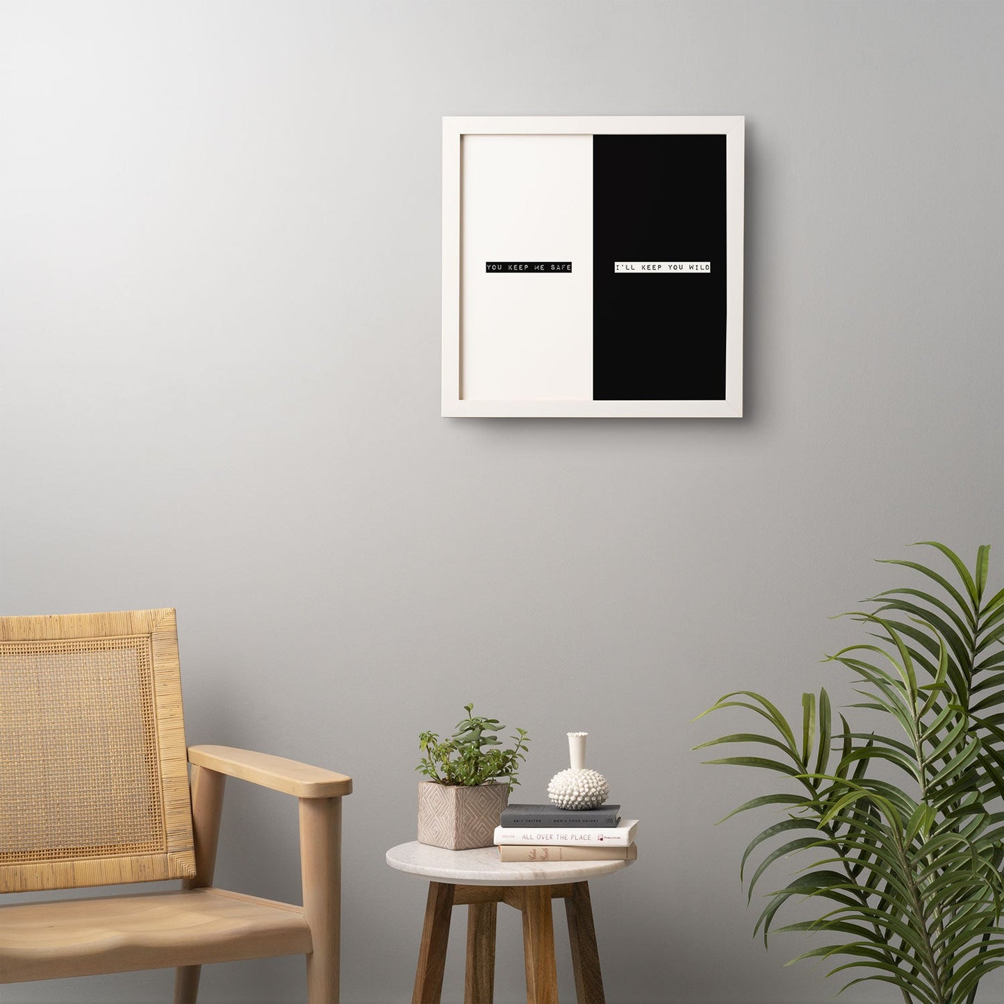 Wesley Bird Safe And Wild Framed Wall Art