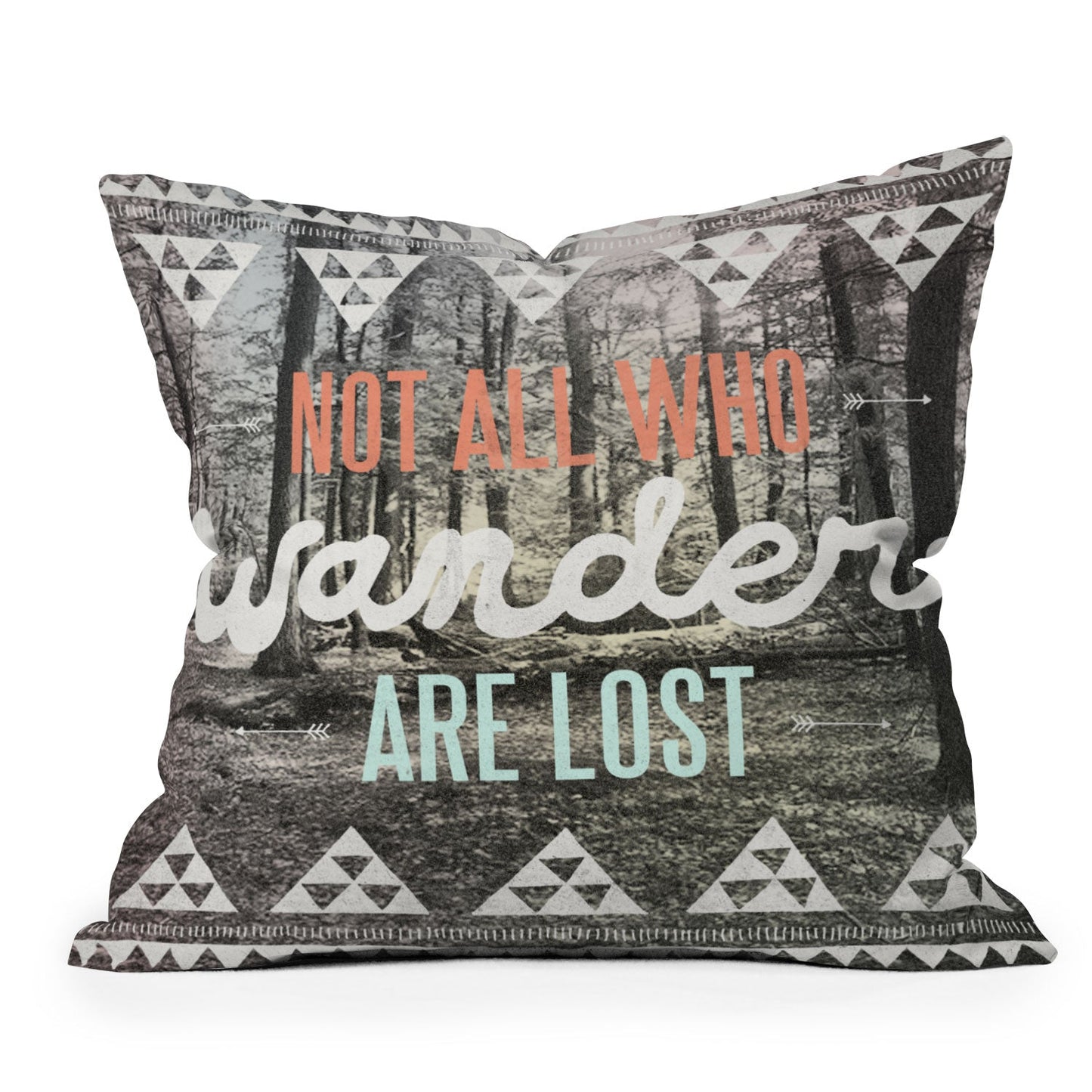 Wesley Bird Wander Throw Pillow