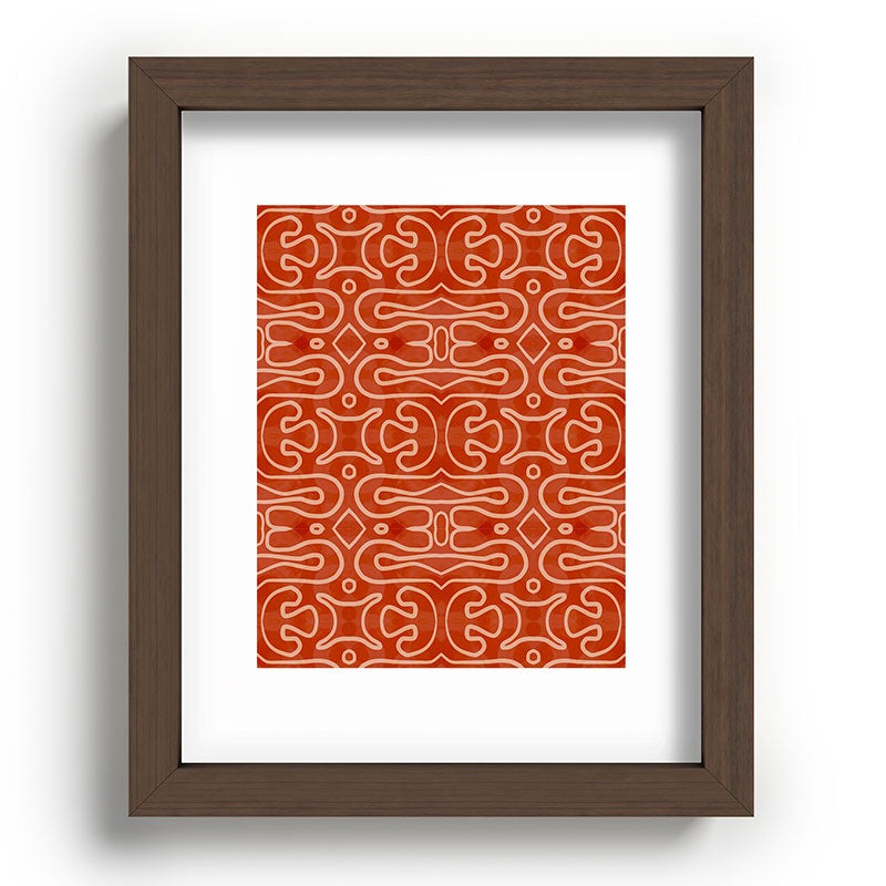 Mirimo Venexiana Burnt Orange Recessed Framing Rectangle