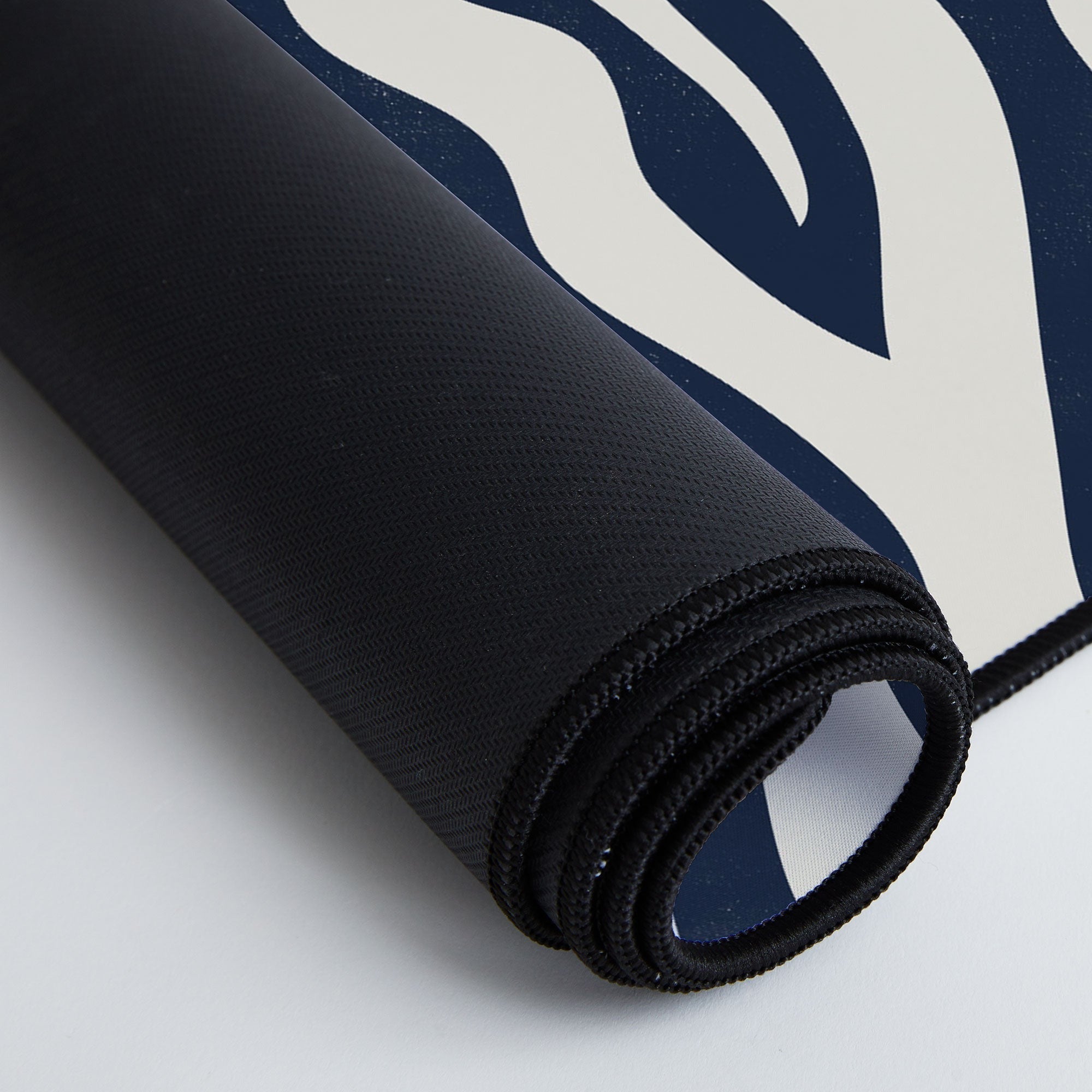 Avenie BR Navy Tiger Stripes Desk Mat