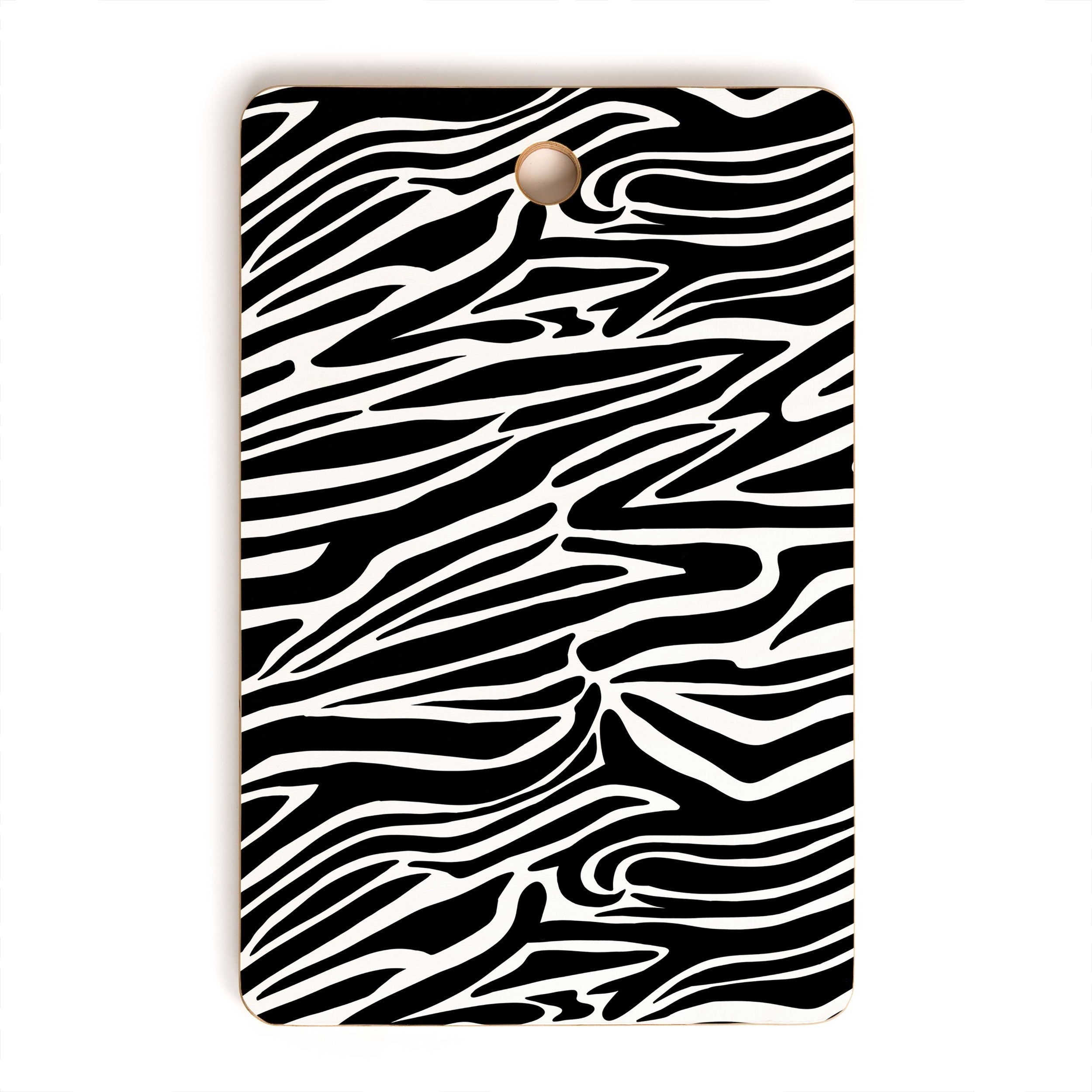 Jennifer Labre Wild Zebra Cutting Board Rectangle