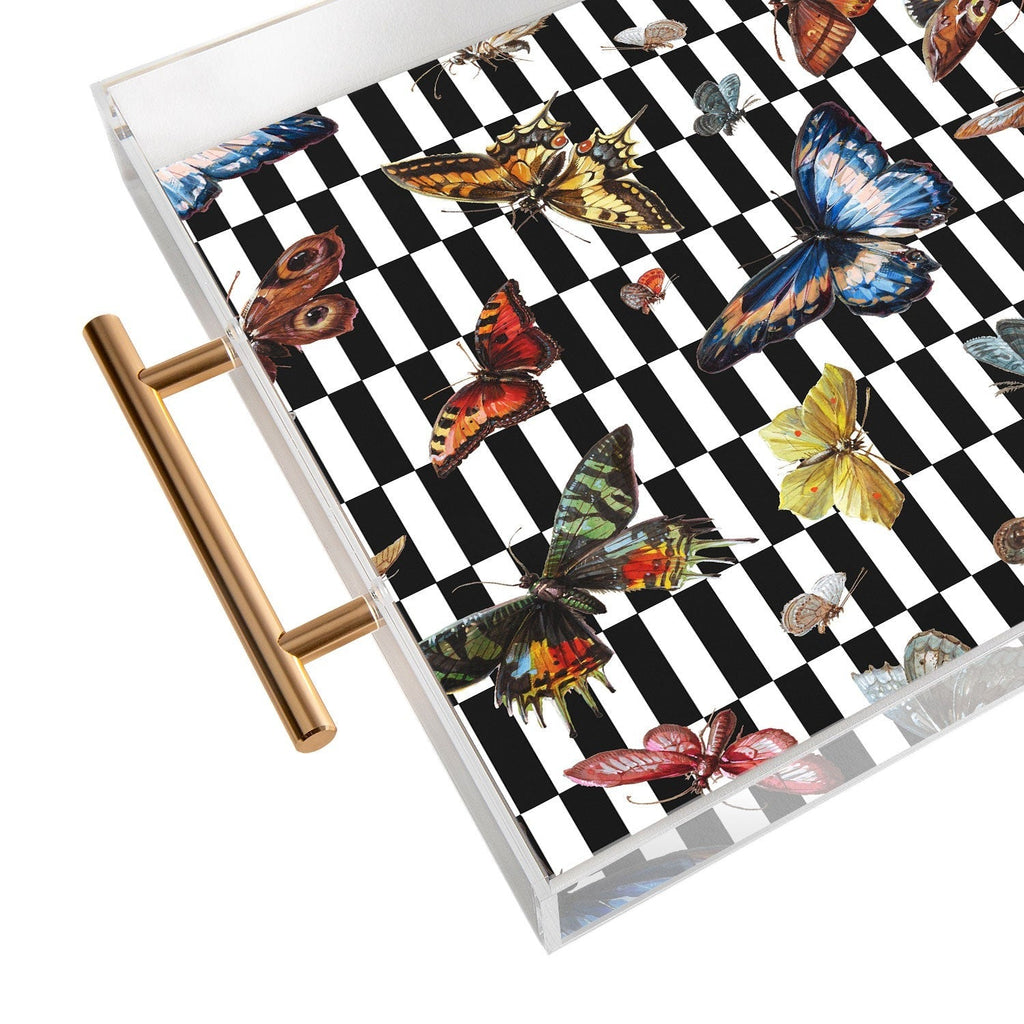 kikasworkshop Butterfly Ballet Acrylic Tray