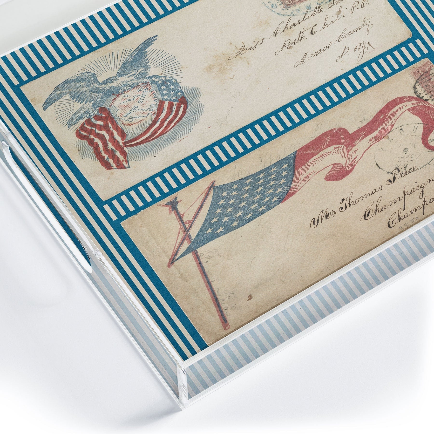DENY Designs Civil War Envelopes Acrylic Tray