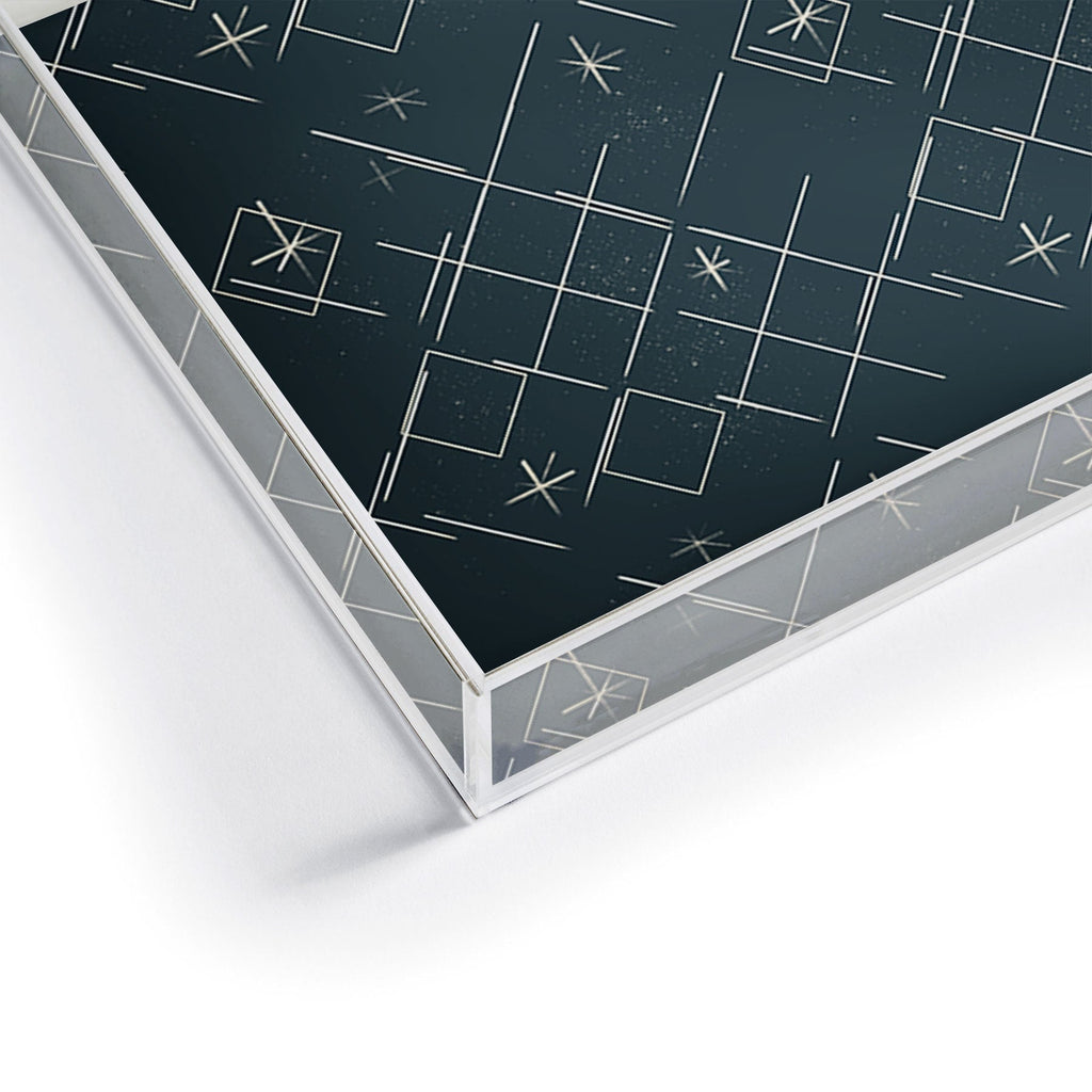 Little Om Starry Web navy Acrylic Tray