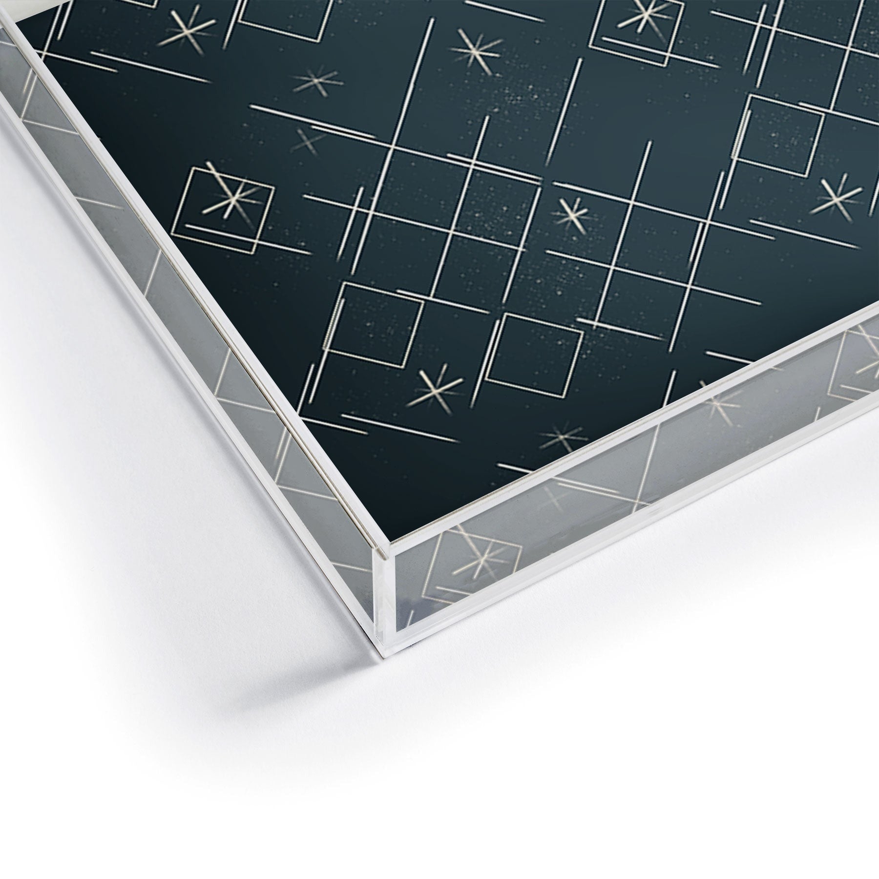 Little Om Starry Web navy Acrylic Tray