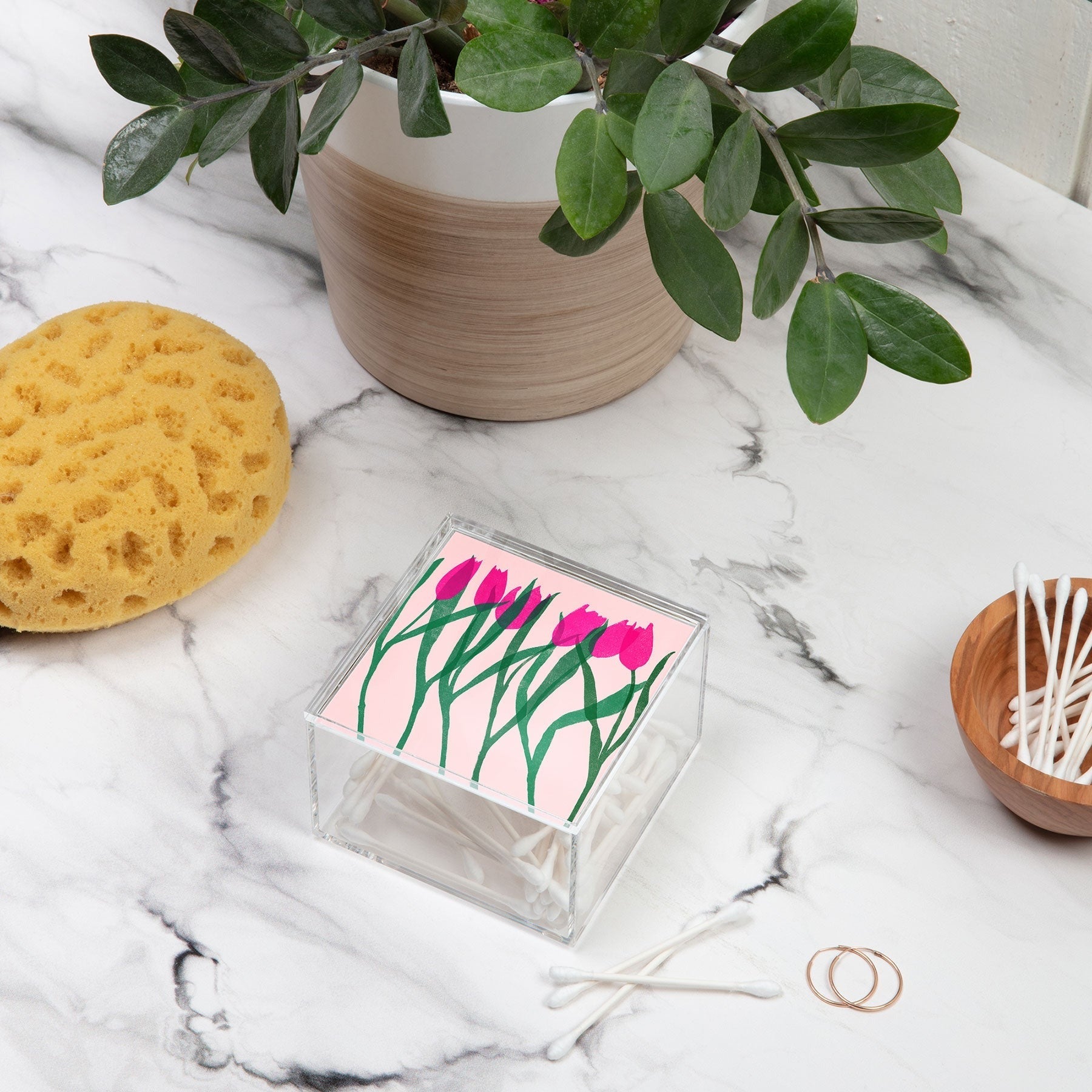 Garima Dhawan tulips 14 Acrylic Box