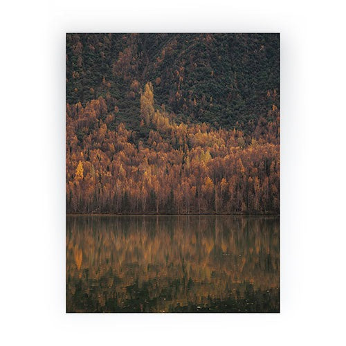 Hannah Kemp Fall Lake Mini Art Print