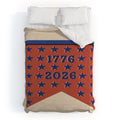 DENY Designs Star Banner Duvet Cover