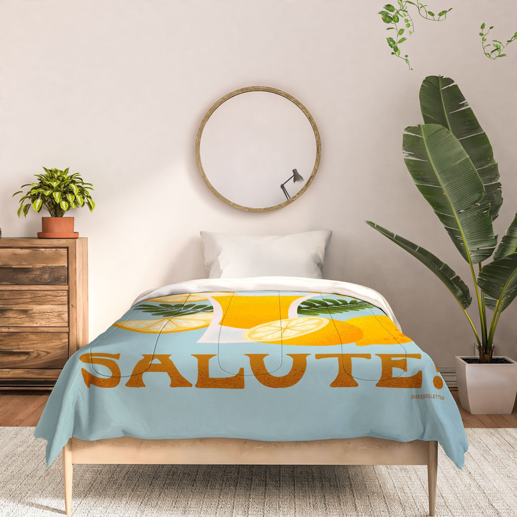 Jessica Molina Limoncello Cocktail Comforter