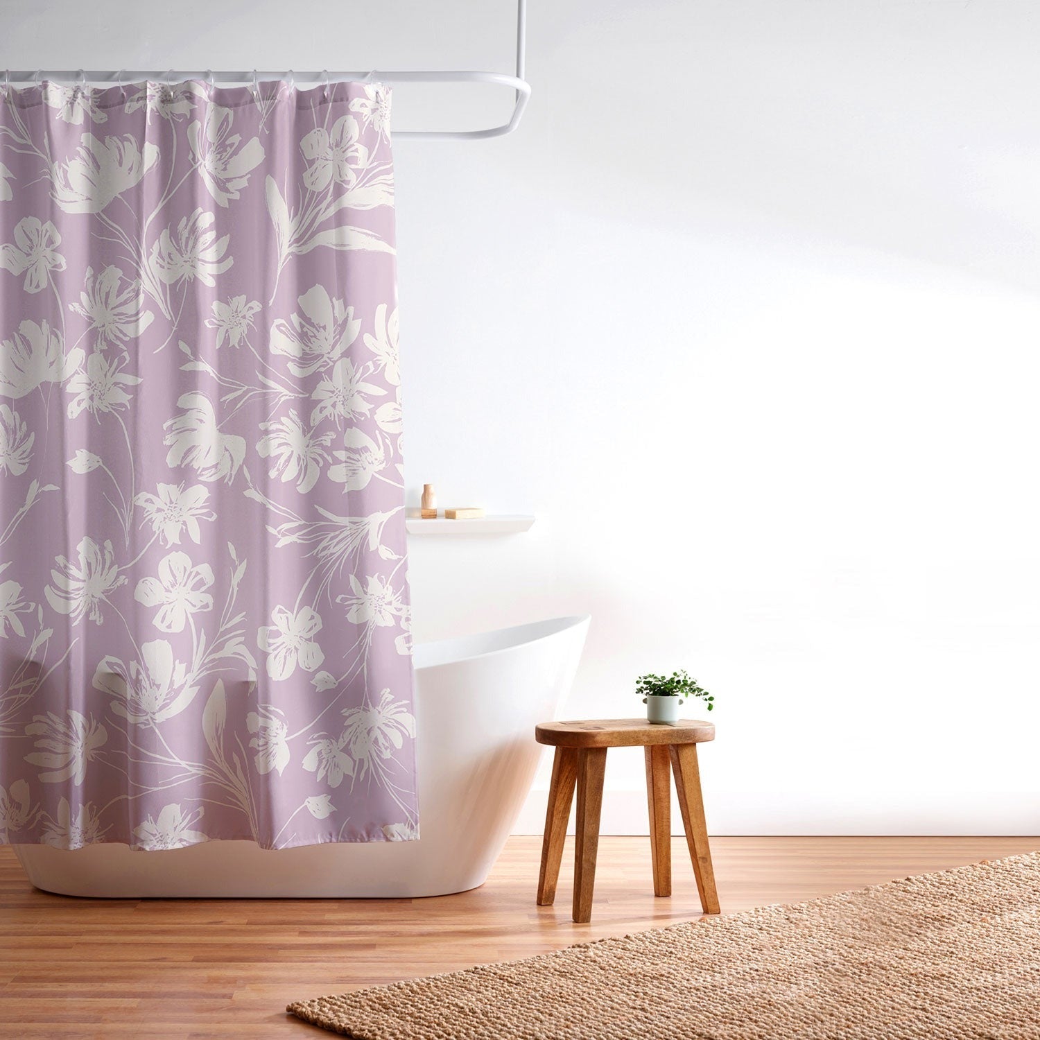 Gabriela Fuente Martine Lilac Shower Curtain