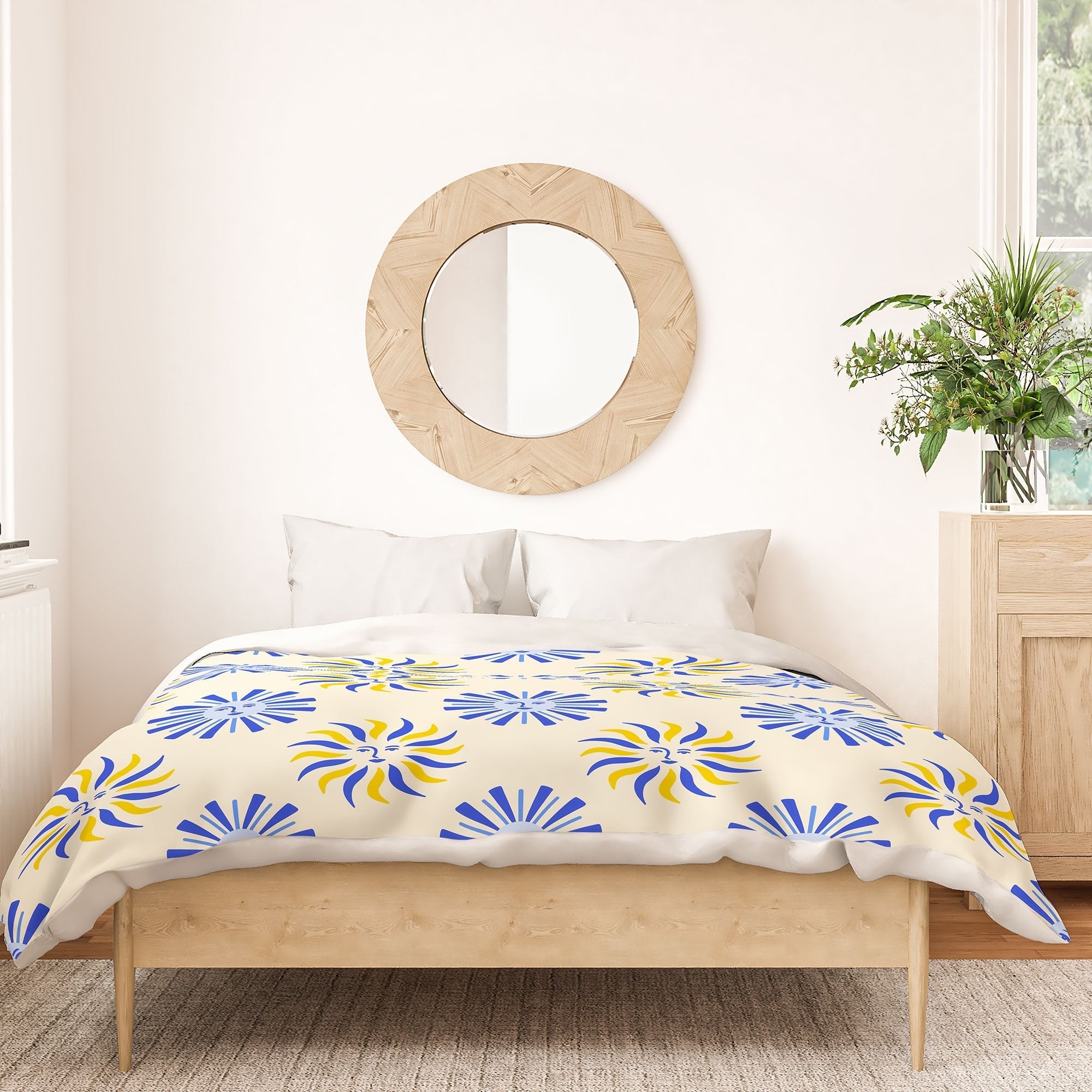 Design by Spark Dolce Vita Radial Sun Flames Duvet Cover