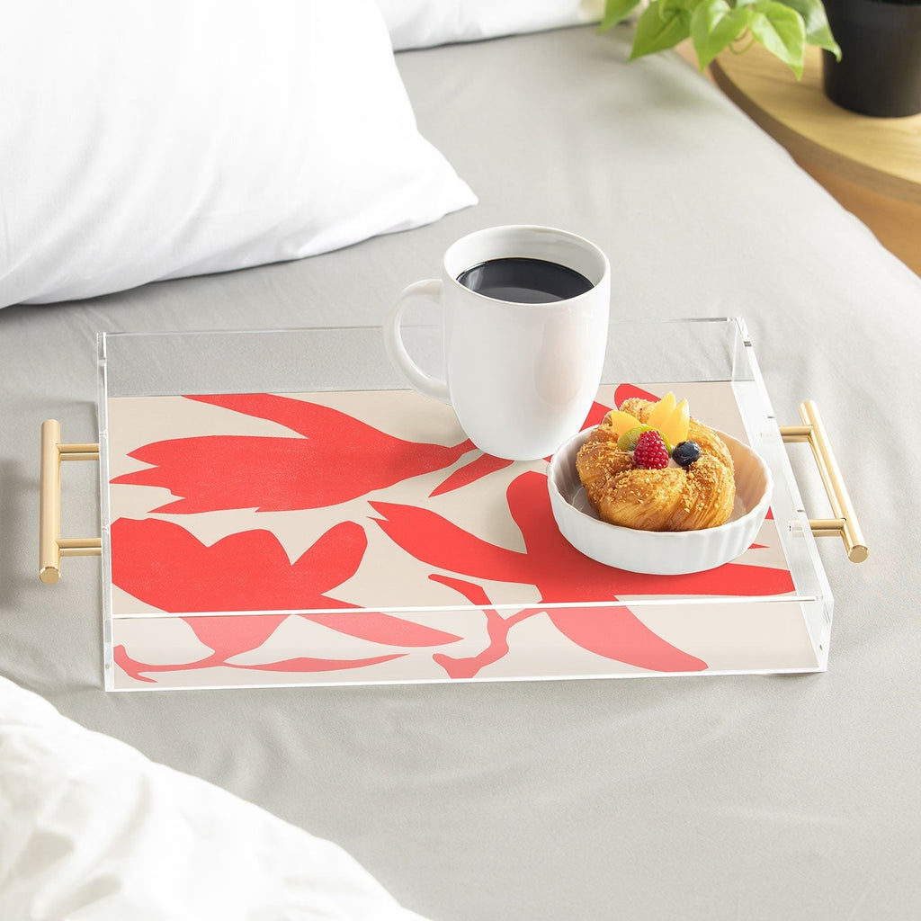 Garima Dhawan magnolia 12 Acrylic Tray