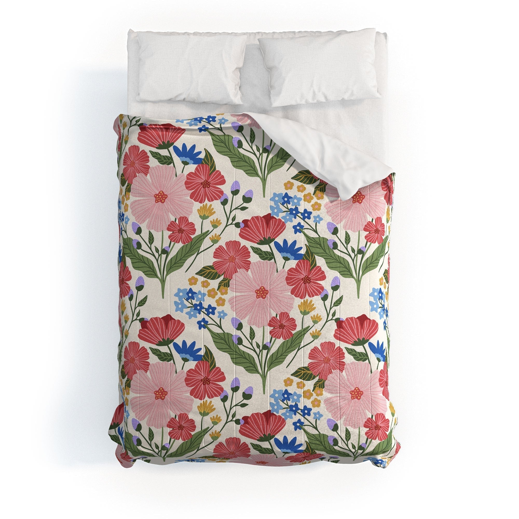 Design by Spark Wild Bloom Flowers Comforter