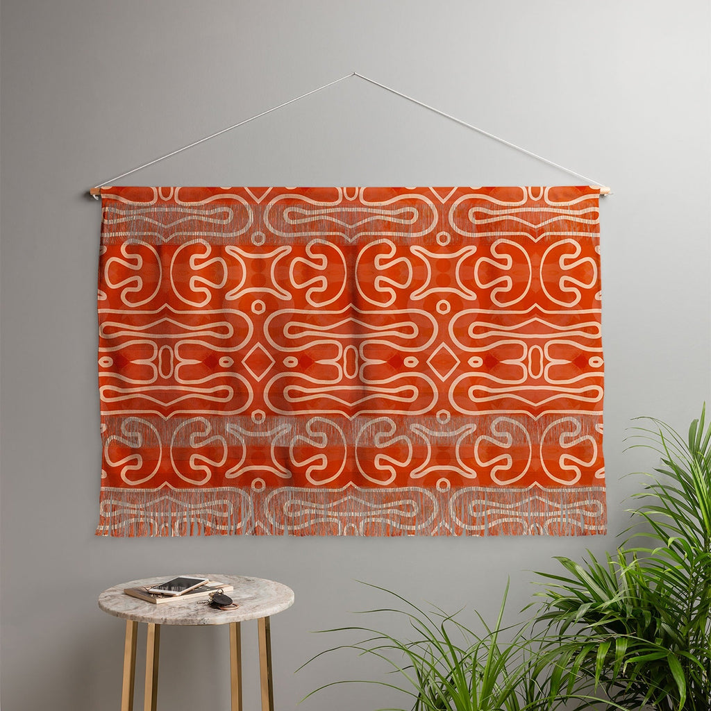 Mirimo Venexiana Burnt Orange Wall Hanging Landscape
