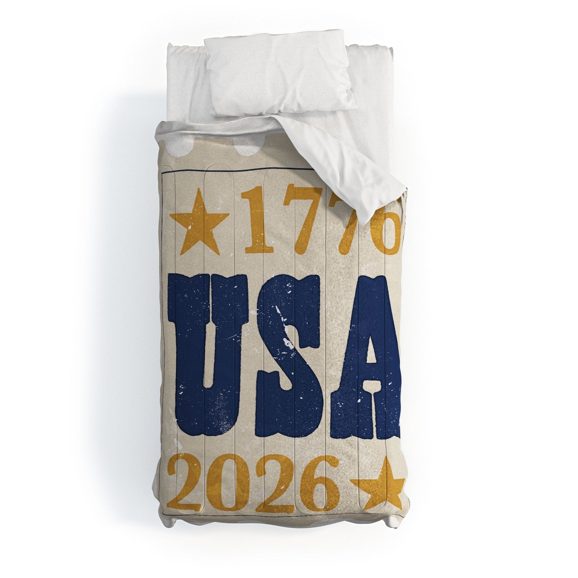 DENY Designs USA Stamp Comforter