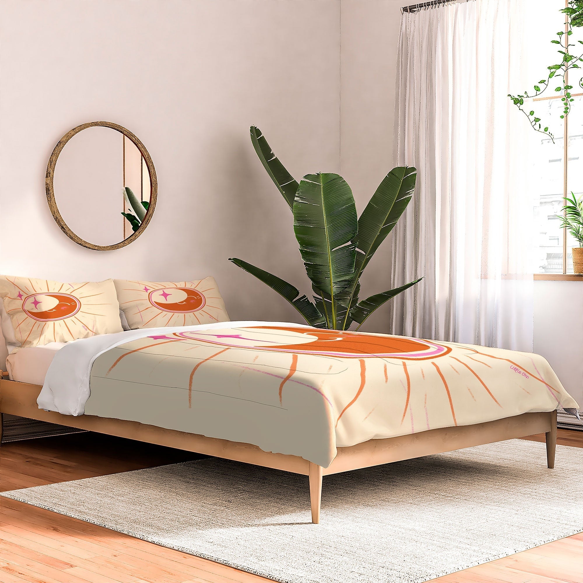 Little Om Celestial Moon cream Comforter