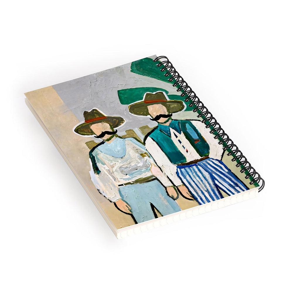83 Oranges Side By Side Cowboy Edition Spiral Notebook