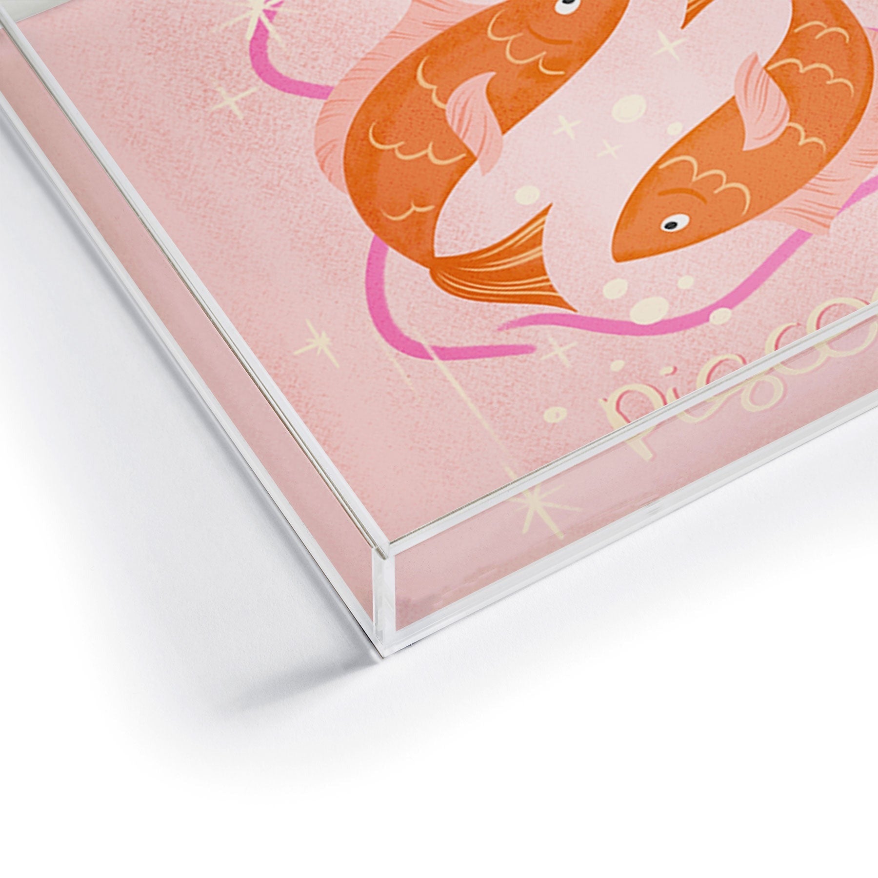 Little Om Zodiac Sign Pisces Acrylic Tray