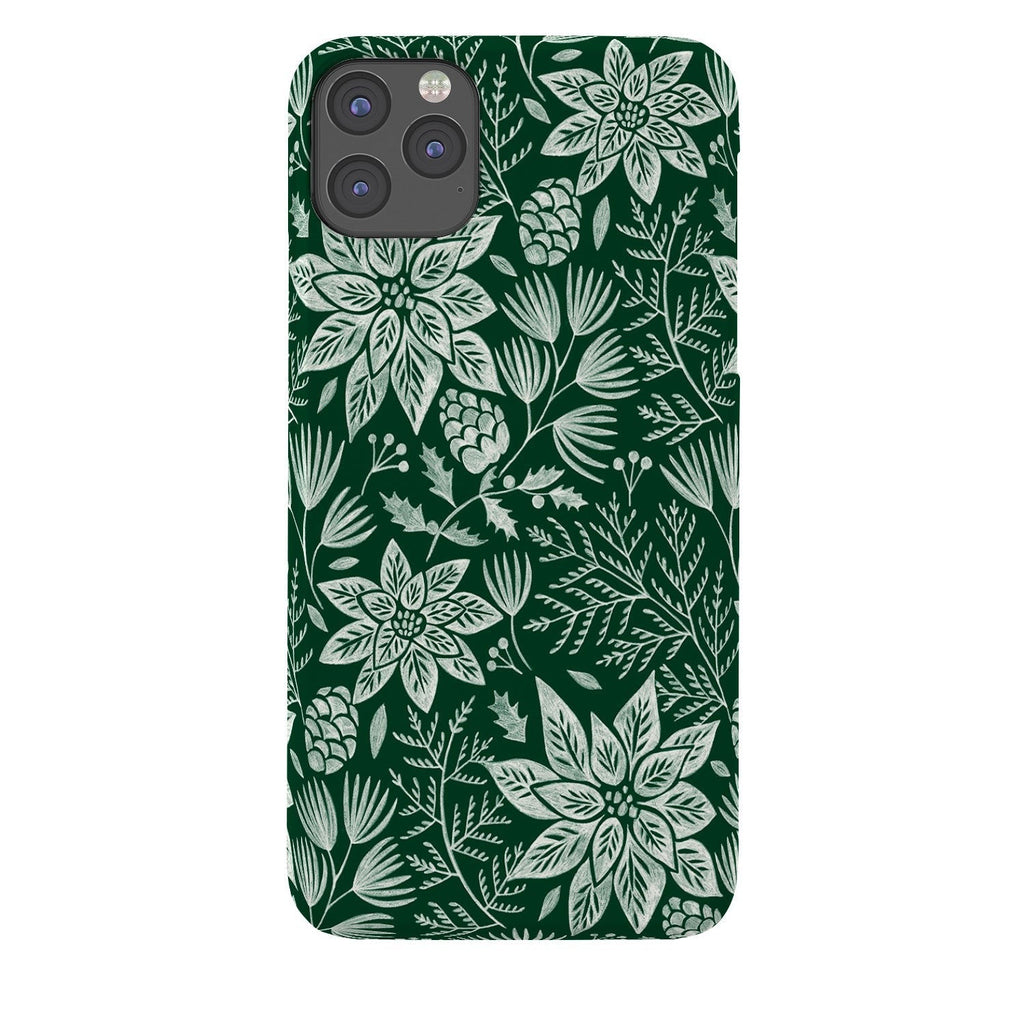 Pimlada Phuapradit Christmas Poinsettia Phone Case