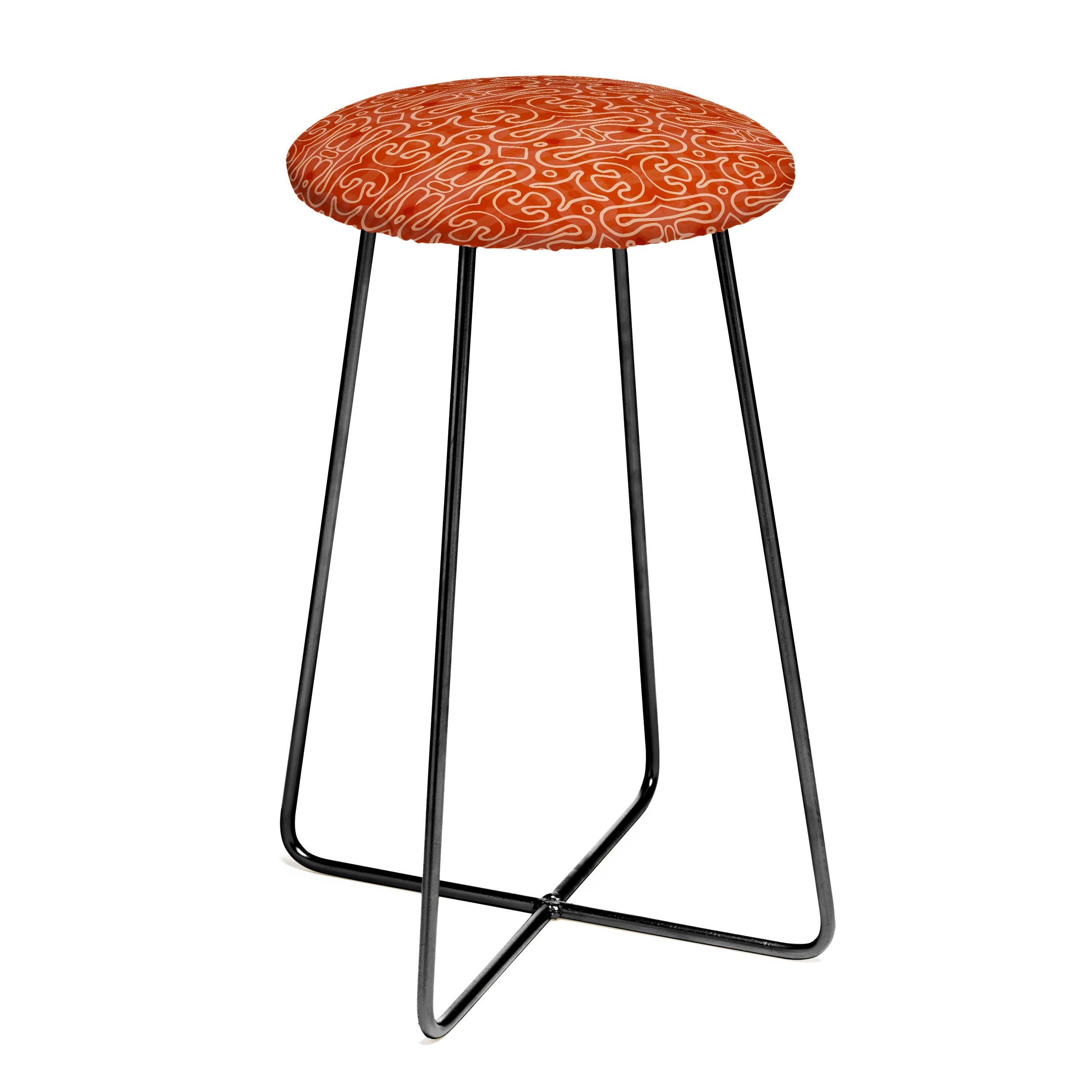 Mirimo Venexiana Burnt Orange Counter Stool