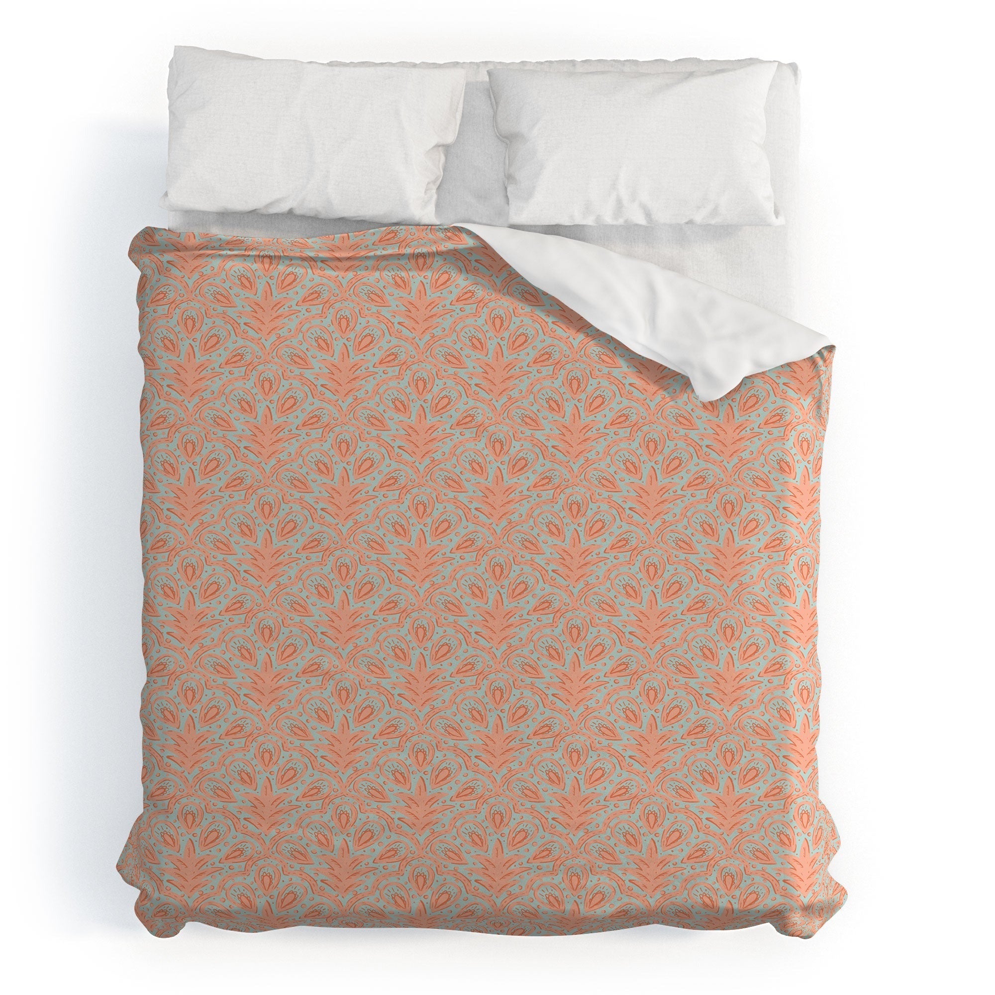 CoastL Studio Palm Scallop Duvet Cover