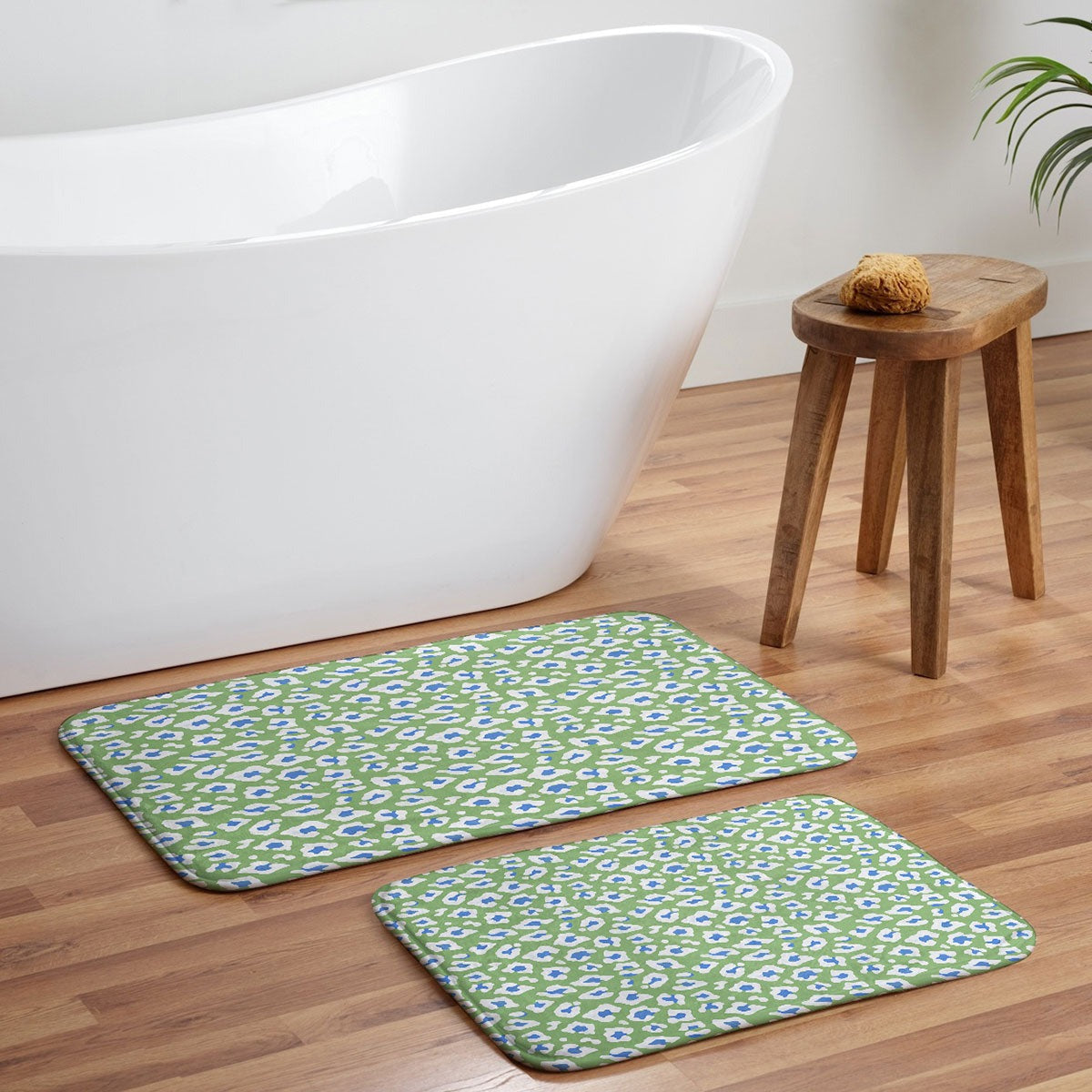 Avenie BR Cheetah Print Memory Foam Bath Mat