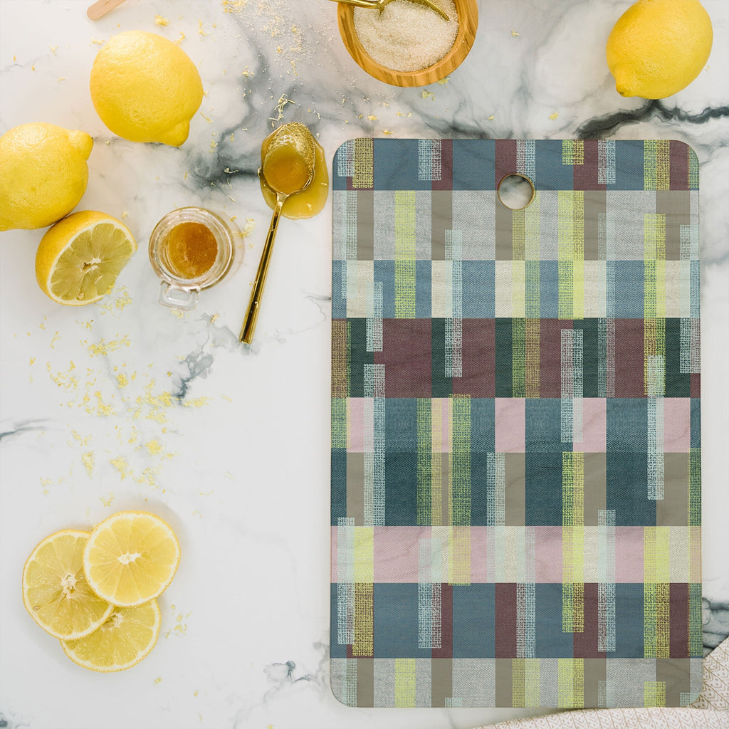 Marta Barragan Camarasa Dynamic Linear Blocks Cutting Board Rectangle