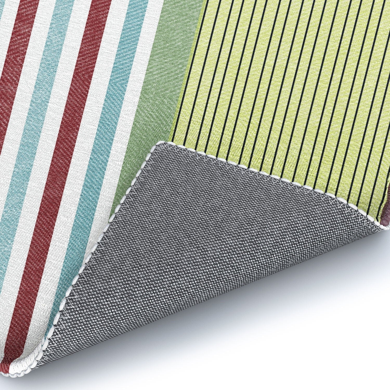 Marta Barragan Camarasa Colorful Stripe Delight Area Rug