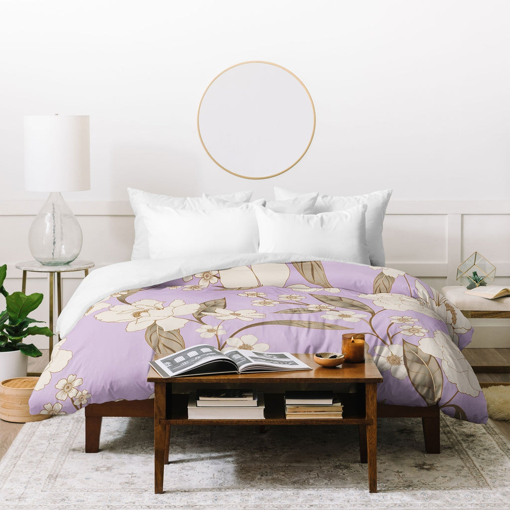 Gabriela Fuente Roberta lilac Duvet Cover
