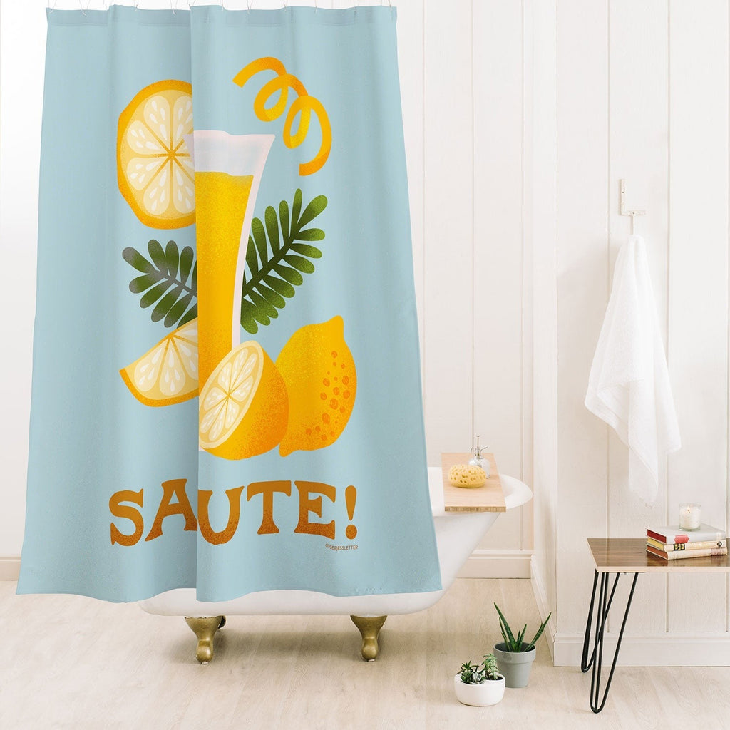 Jessica Molina Limoncello Cocktail Shower Curtain