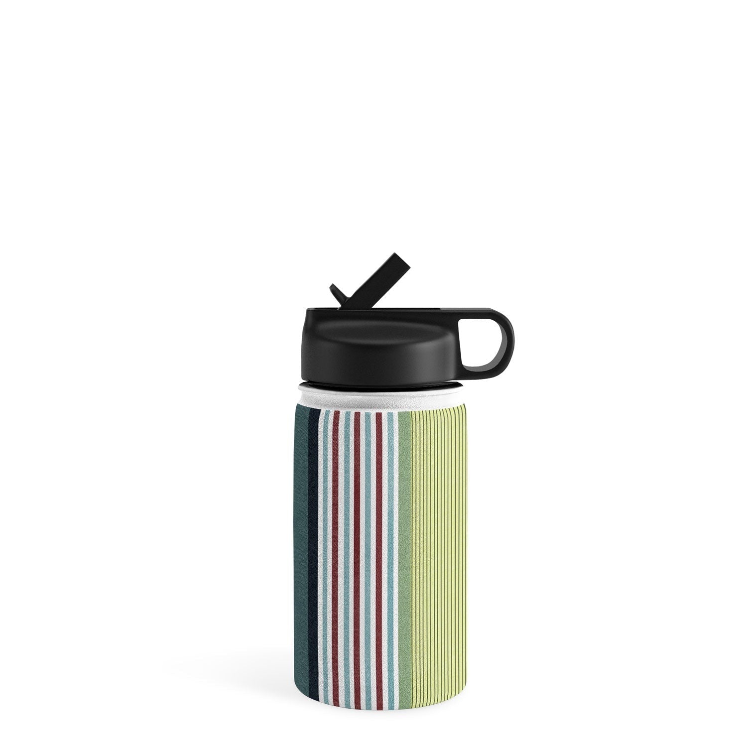 Marta Barragan Camarasa Colorful Stripe Delight Water Bottle