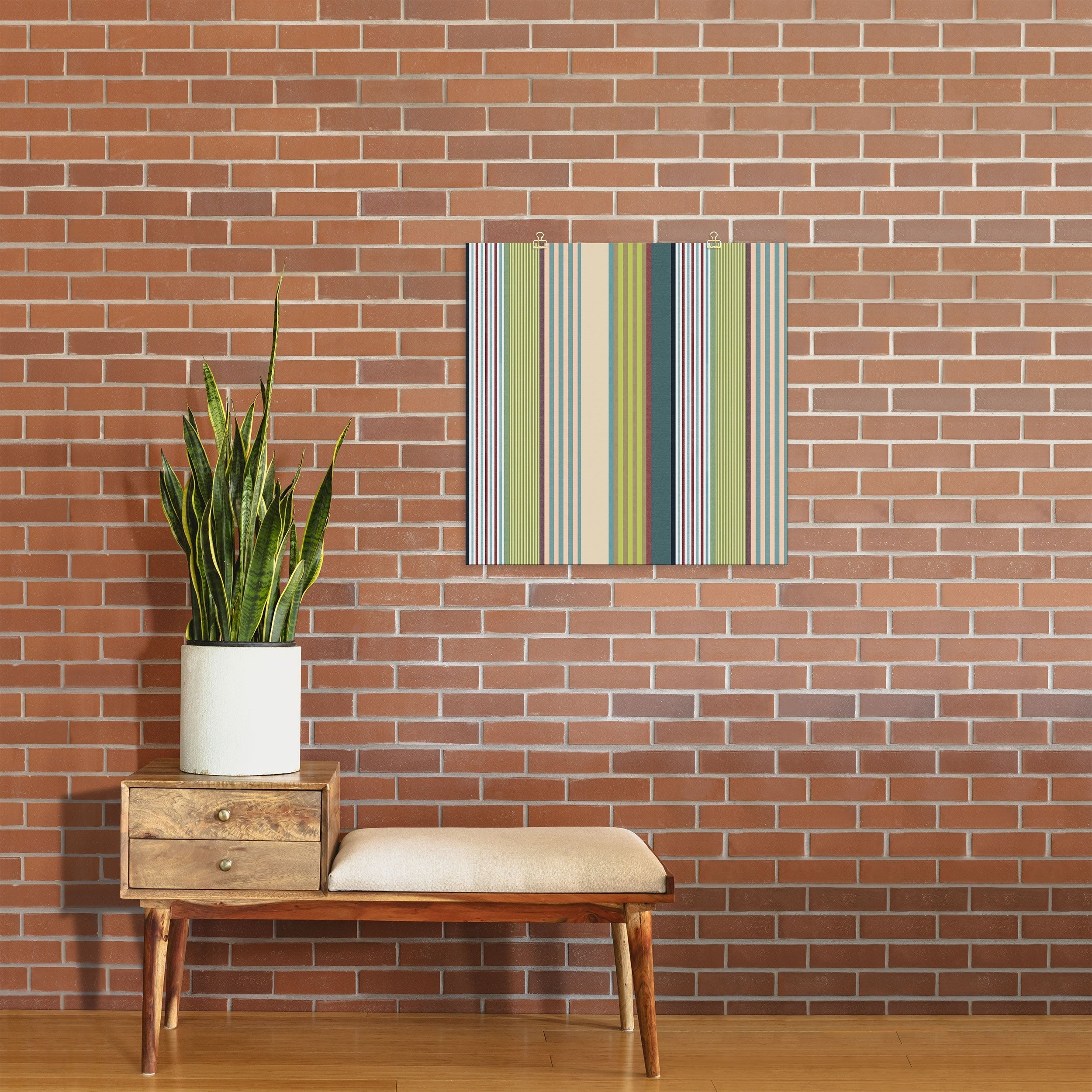 Marta Barragan Camarasa Colorful Stripe Delight Art Print