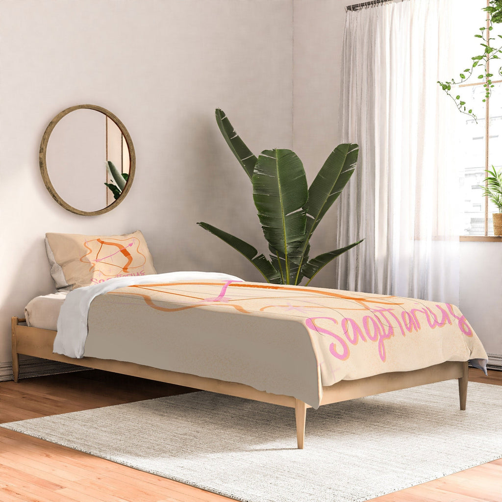 Little Om Zodiac Sign Sagittarius Comforter