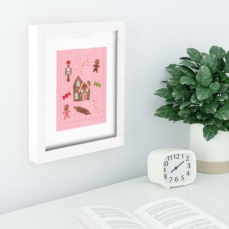 carriecantwell Sweet Christmas Holidays Recessed Framing Rectangle