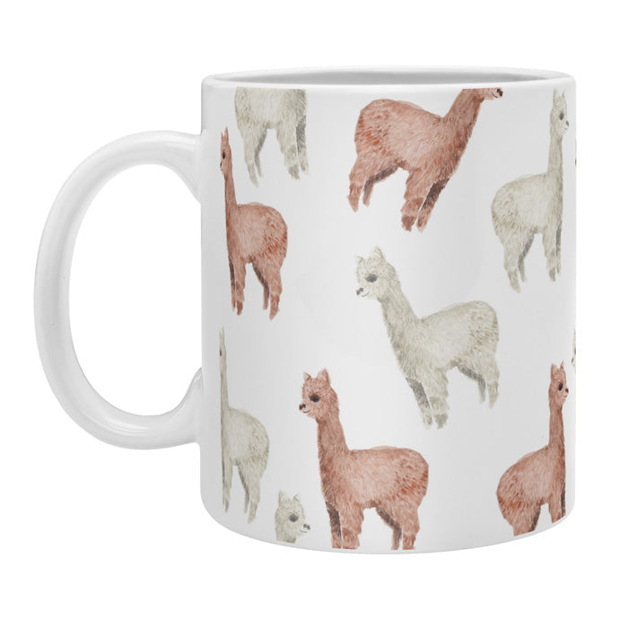 Wonder Forest Allover Alpacas Coffee Mug