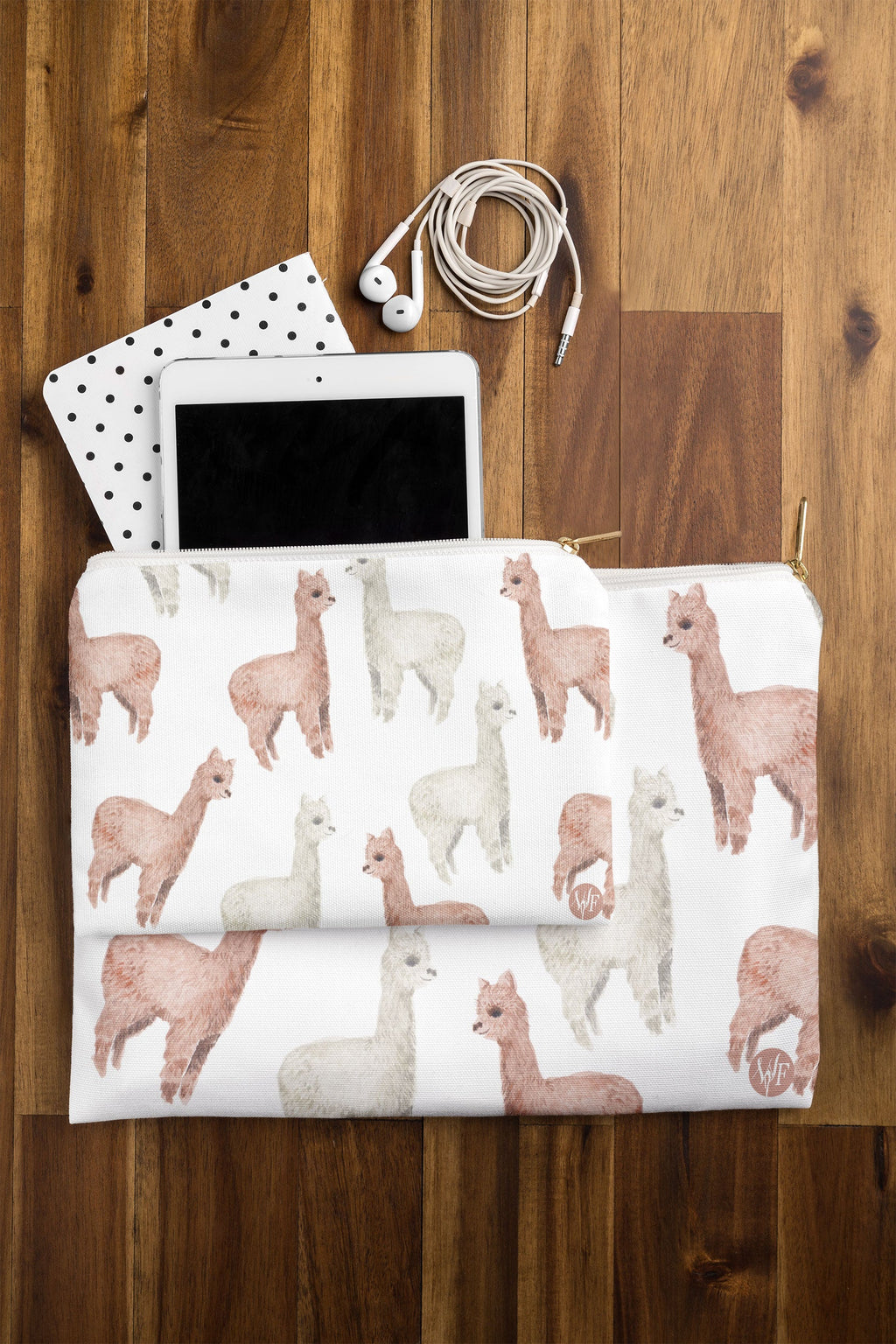 Wonder Forest Allover Alpacas Pouch
