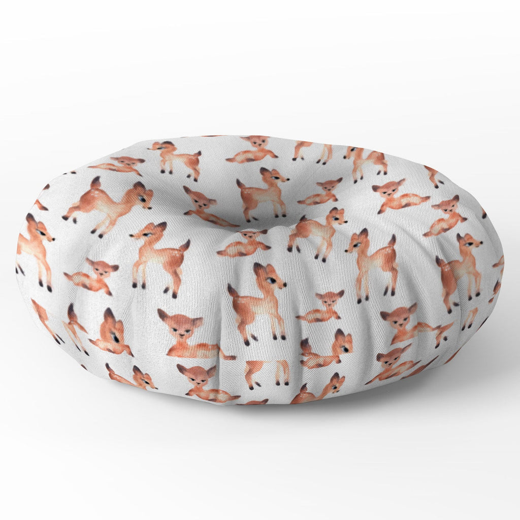 Wonder Forest Darling Deer Floor Pillow Round