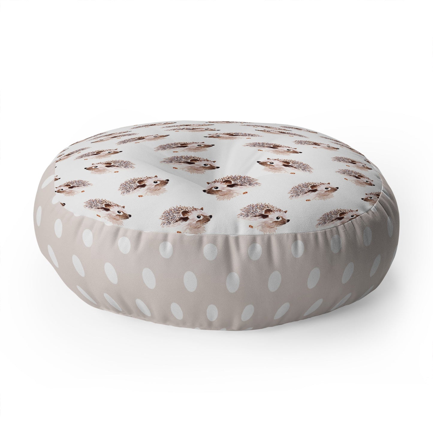 Wonder Forest Happy Hedgehog Floor Pillow Round