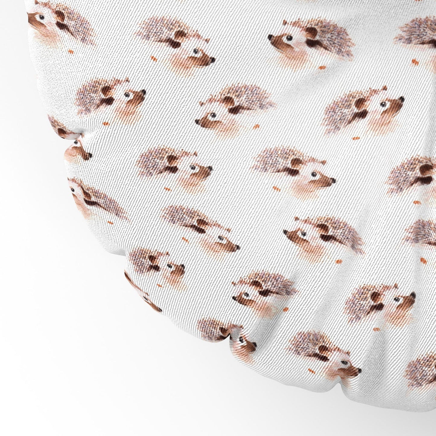 Wonder Forest Happy Hedgehog Floor Pillow Round