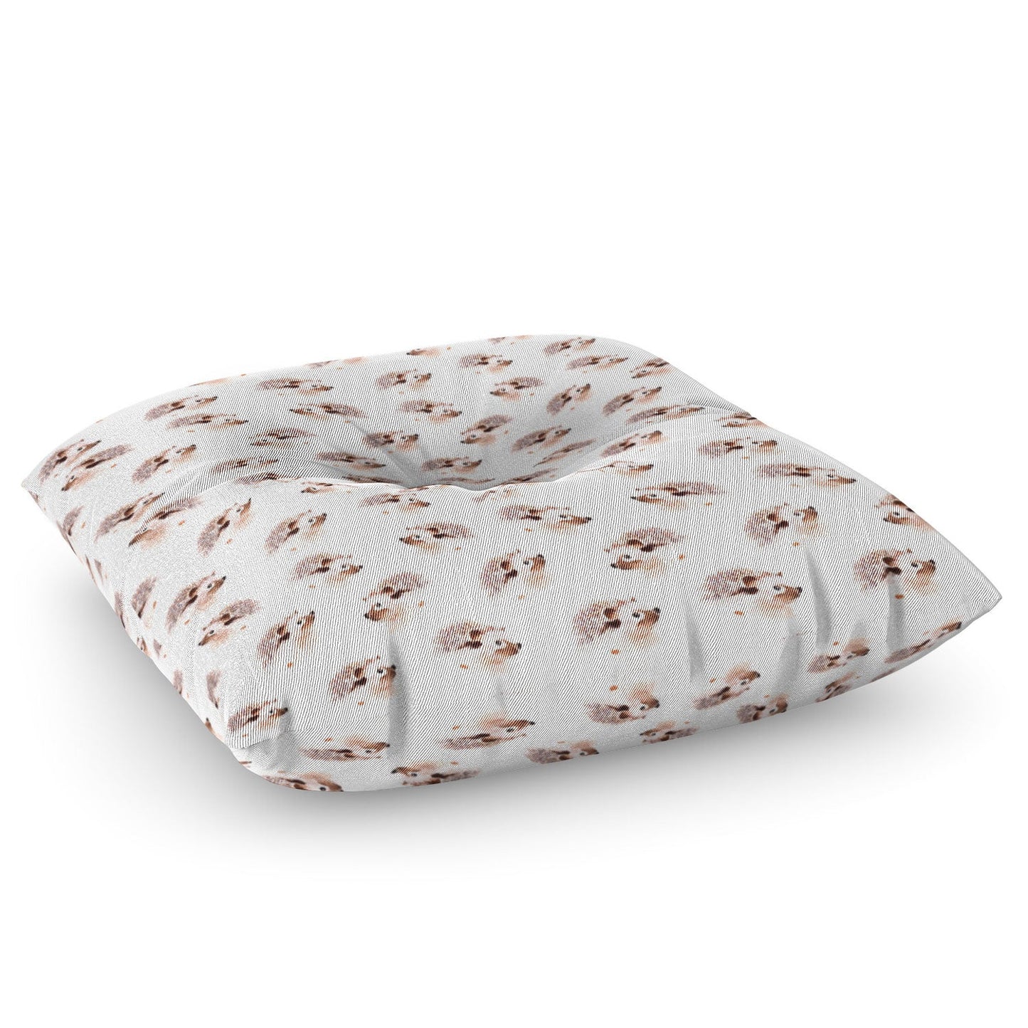 Wonder Forest Happy Hedgehog Floor Pillow Square