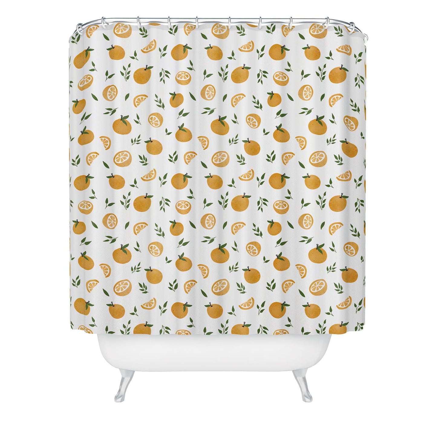 Wonder Forest OhLaLa Oranges Shower Curtain