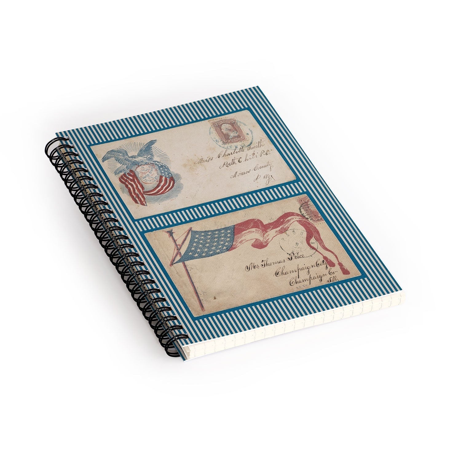 DENY Designs Civil War Envelopes Spiral Notebook