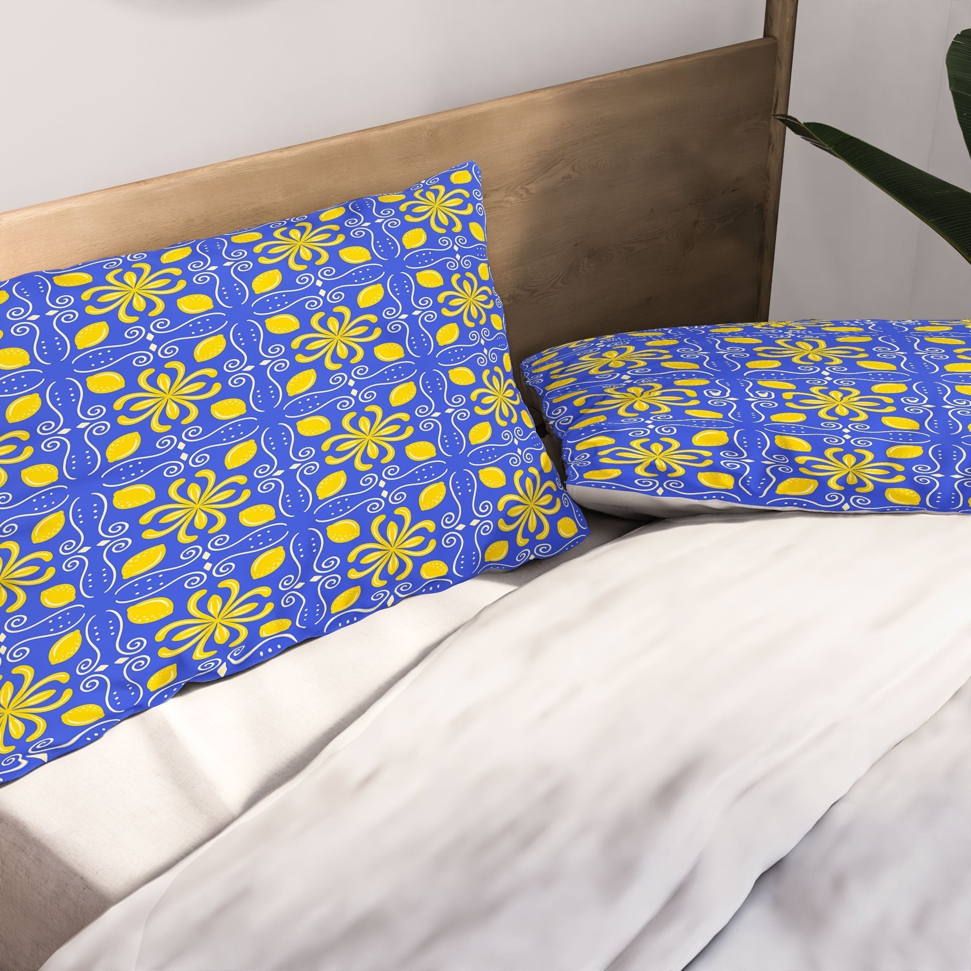 Design by Spark Dolce Vita Lemon Tile Pillow Shams