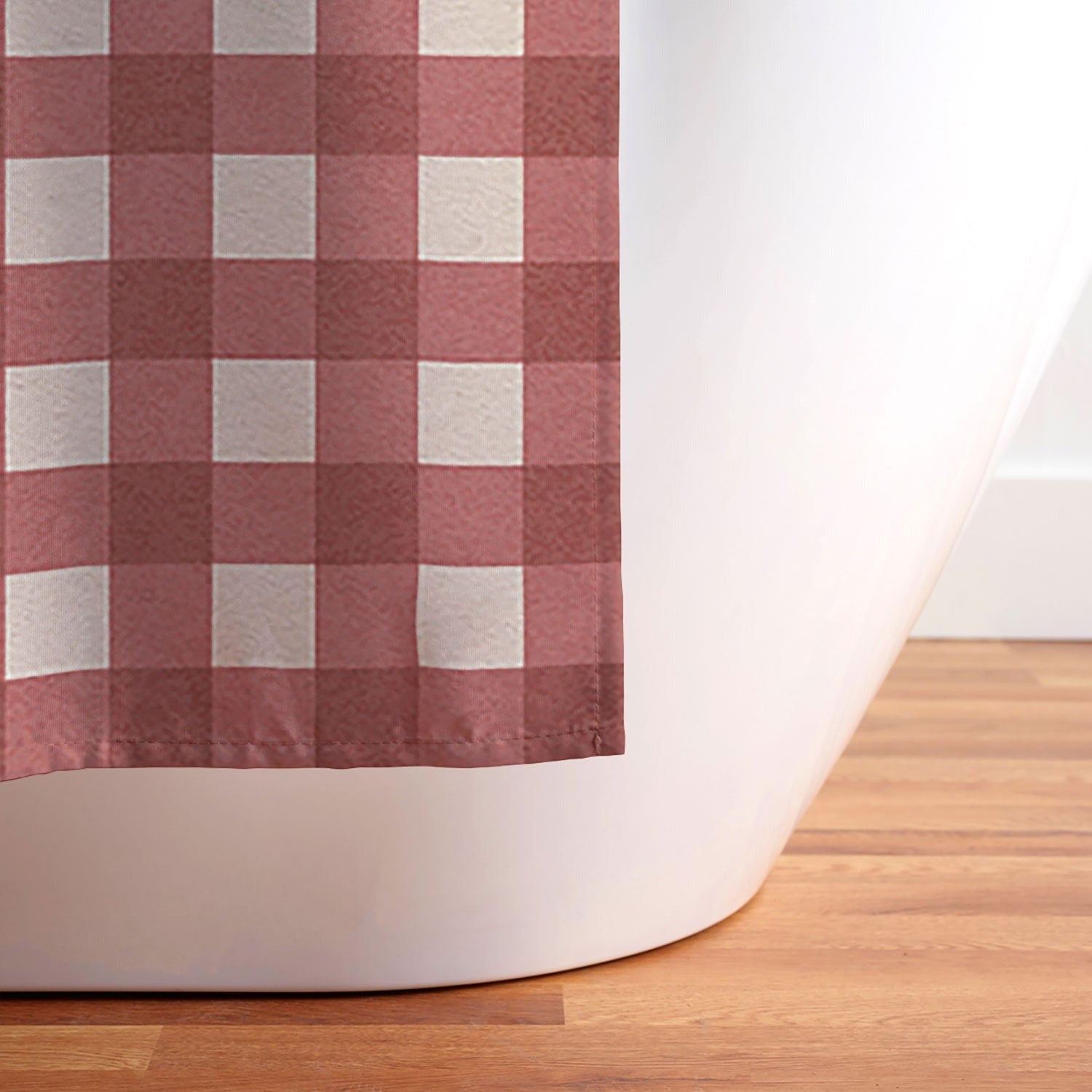 DENY Designs Gingham Eagle Shower Curtain