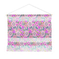 Pimlada Phuapradit Ditsy Purple Floral Half Drop Wall Hanging Landscape