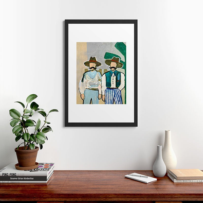 83 Oranges Side By Side Cowboy Edition Framed Art Print