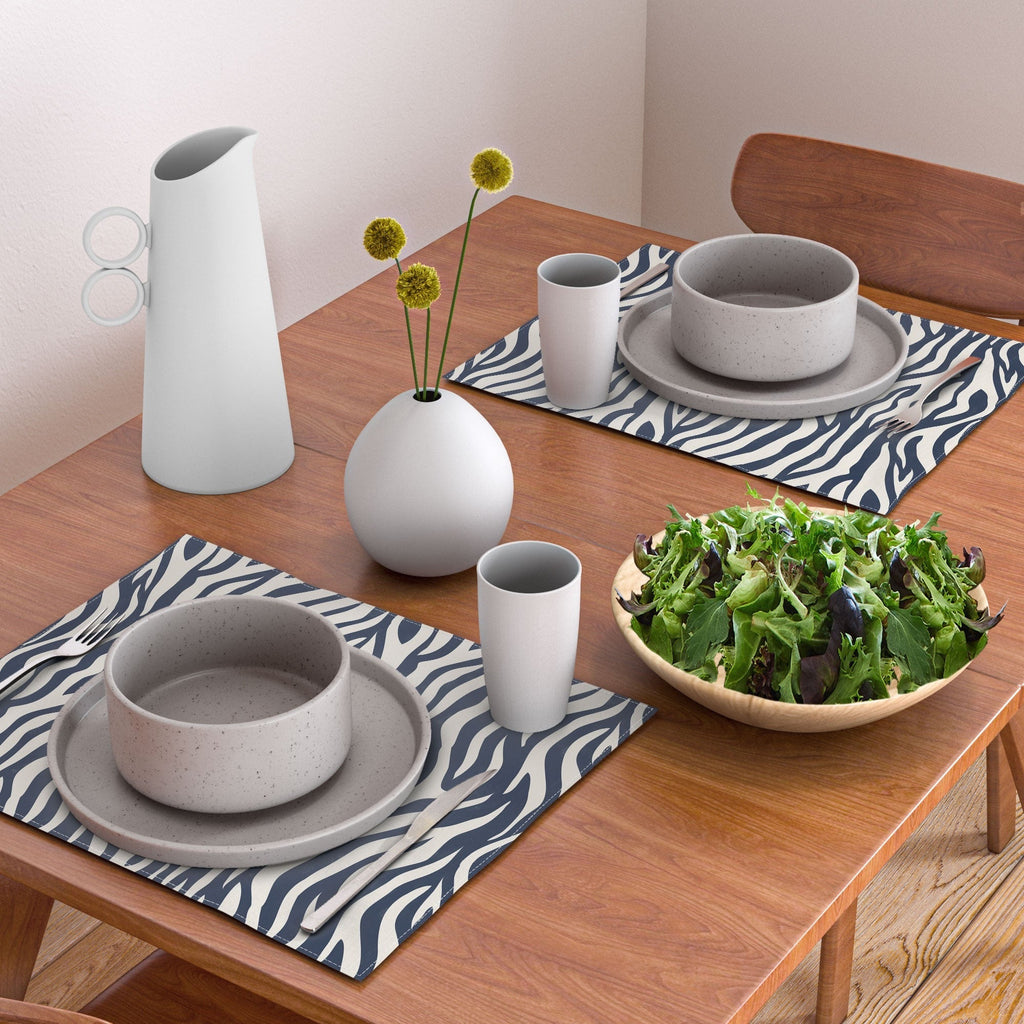 Avenie BR Navy Tiger Stripes Placemat